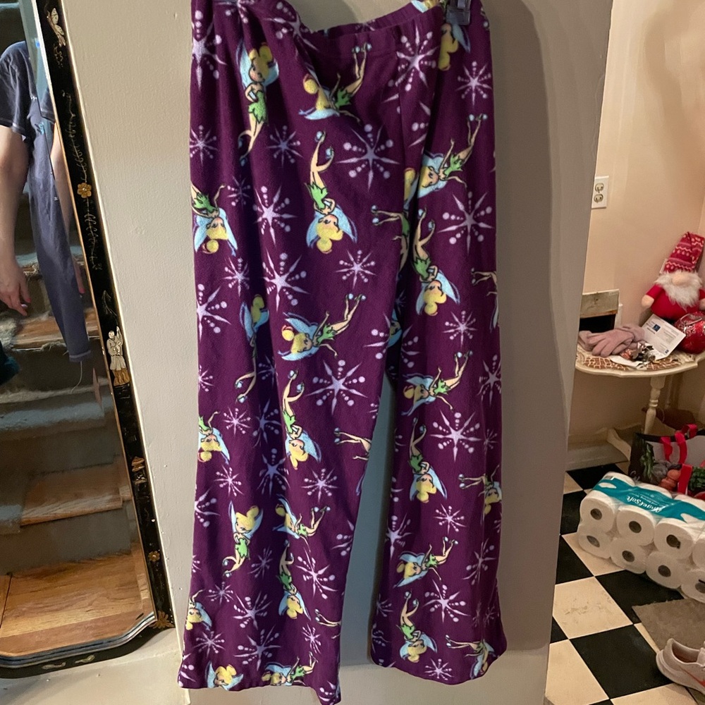Disney purple Tinker Bell Fleece pajama pants